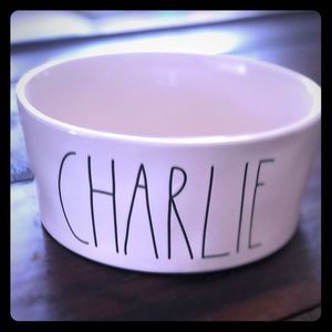 Rae Dunn Charlie dog bowl